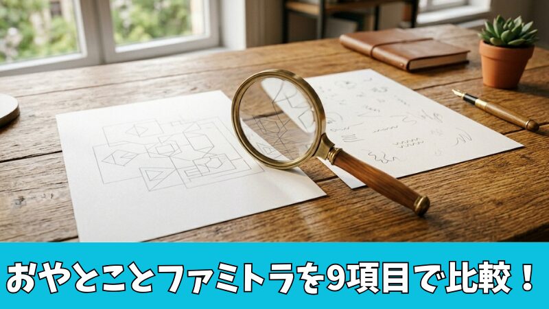 おやとことファミトラを9項目で比較！どっちがおすすめか徹底解説 