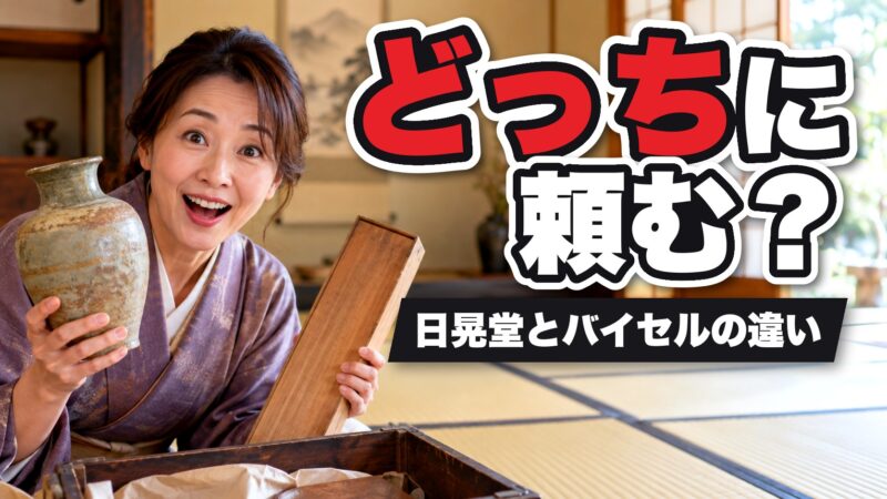 日晃堂とバイセルの違いは？同じグループの2社を5項目で比較！ 