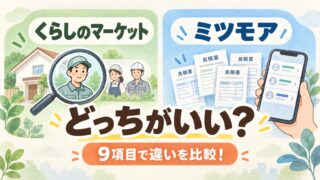 くらしのマーケットとミツモアはどっちがいい？9項目で違いを徹底比較！ 