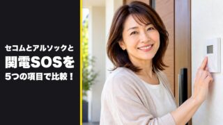 セコムとアルソックと関電SOSを5つの項目で比較！どこがおすすめか解説！ 